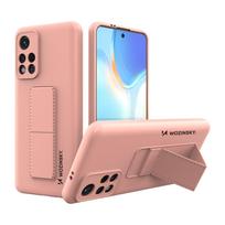 Wozinsky Kickstand dėklas Xiaomi Poco M4 Pro 5G – rožinis