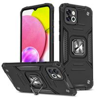 Wozinsky Ring Armor dėklas Samsung Galaxy A03 – juodas su žiedu