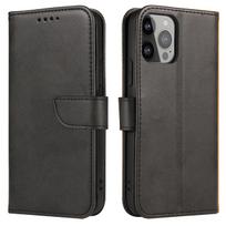 Magnetinis atverčiamas dėklas-piniginė Honor 90 Pro – juodas