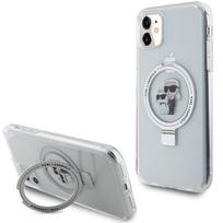 Karl Lagerfeld MagSafe dėklas iPhone 11/XR – baltas