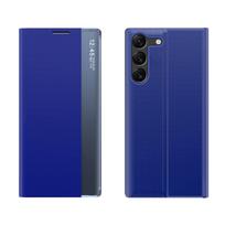 Dėklas New Sleep View Case Samsung Galaxy A05s – mėlynas