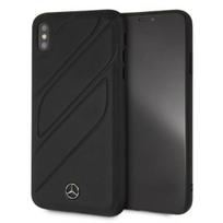 Mercedes-Benz odinis dėklas iPhone XS Max – juodas