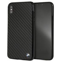 BMW anglies pluošto dėklas iPhone XS Max – juodas