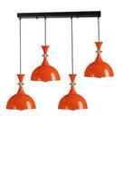 Opviq pakabinamas šviestuvas 9023-6, oranžinis/juodas