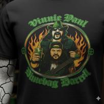 Dimebag Darrell & Vinnie Paul Tribute T-Shirt Rock Band Texas Metal Legend Shirt Unisex T-Shirt M brown