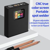 Multi-protections Spots Welding Machine Lithium Battery Welding Device Built-in Welding Ammeter with Charging Pal Function   Complete Kit for 0.25mm