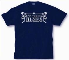 THE MOODY BLUES Classic Rock Band T-Shirt S white
