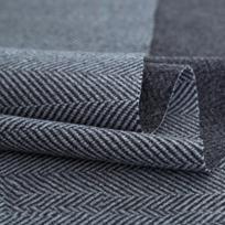 Clothing Herringbone Fabric Autumn And Winter Fashionable SOFT AND COMFORTABLE Sewing Thickened Warm And Insulated šviesiai pilka spalva