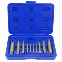 Screw Extractor Stripped Screw Tap Steel Broken Head Taps Remover Stripped Screw Tap Extractor Set Tap Extractor Stripped Screw blue