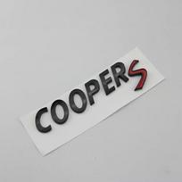 1X 3D ABS Juodo Chromo Automobilio Raidės Galinės Bagažinės Cooper S Emblema Ženklelis Lipdukas Aksesuarai white