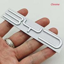 For BYD SEAL QIN HAN SONG Plus ATTO3 SEAL Metal Chrome Black Logo BYD Emblem Letters Sticker Car Trunk Badge Auto Accessories brown