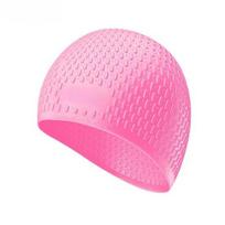 Yousheng Adults Silicone Swimming Cap, Water Resistant Lightweight Swim Hat, Non-slip Elastic Men Women Bathing Cap for Swimming Pool, rožinė