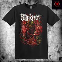 Slipknot Metal Rock Band Unisex Premium Heavy Cotton T-Shirt L white