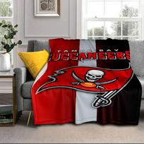 Tampa Bay Buccaneers Logo Portable Blanket/Soft Blanket Bedding Blanket Suitable for Travel Camping Living Rooms Offices Sofas Fan Gifts 75x90cm