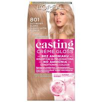 Loreal casting creme gloss hair dye - 801 satiny blond (48ml, 72ml, 60ml)