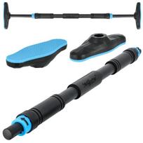 Adjustable pull-up bar - steel - blue