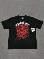 Cross-border American T-shirt top hip-hop singer with the same letter loose spider web sp5der short sleeve spot direct supply S