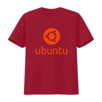 Linux Lover T Shirt Orange Ubuntu Tagline And Logo Open Source Os Tee Vintage Casual Versatile Streetwear Breathable S red