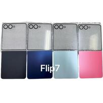 Galinio dangtelio dėklo keitimas Samsung Galaxy Z Flip7 SM-F7660 F766 F766U F766B F766N Baterijos dangtelio galinės korpuso dalies dėklui Upper cover gray