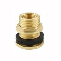 1/2  1/4  Brass Water Tank Connector Silicone Gasket Copper Pipe Fish Tank Coupling Joint Garden Irrigation Pipe Hose Adapter beige