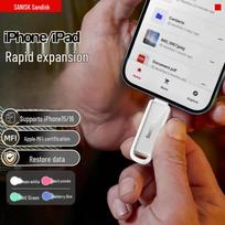 SanDisk 64GB Type-C USB 3.2 MFI Dual Drive for iPhone/iPad & PC