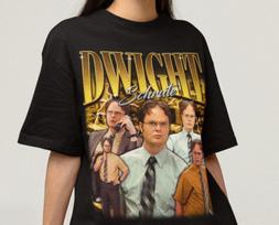Unisex Dwight Schrute Shirt - The Office Tv Show Tshirt,Rainn Wilson Tee,Dunder Mifflin Shirt 2XL brown