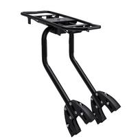 Rear Bike Rack Bike Cargo Rack 110.23lb Capacity Aluminum Alloy Cycling Equipment Luggage Carrier for Mountain Road black