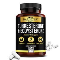 BALINCER Turkersterono ir Ecdysterono maisto papildas, 120 kapsulių 120 Capsules