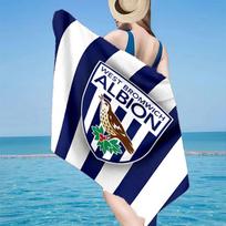 1PC Bromwich Albion  Beach Towel - Soft,  Absorbent Microfiber, Lightweight, Ideal for The Beach, Parties, Travel, Camping fan gifts 80cmx160cm(31x63inch)