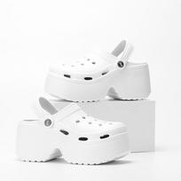 Summer Clogs Outdoor Waterproof Platform Slippers Beach Slides Women Sandals 35-36 balta