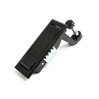 Push Button Lock Zinc Alloy Adjustable Box Case Boiler Flat Locker Switch Hasp Latch For Distribution Box Metal Lock gray