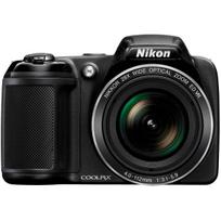 Nikon COOLPIX L340 Digital Camera, Black - 20.2MP, 28x Optical Zoom, 3.0-inch LCD Display juoda