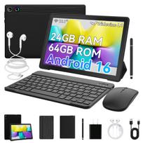 Android 16 Tablet 10 Inch, 20GB RAM +64GB ROM, 6000mAh,Dual Camera,Face ID WiFi SET