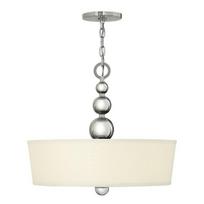 Elstead Lighting pakabinamas šviestuvas Zelda 3, sidabrinės spalvos