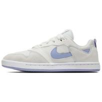 Nike Sb Alleyoop 'White Blue' Women's Skateboard Shoes CQ0369-102 36.5 gray