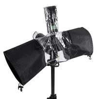 Camera Protector Rain Cover Rainproof Waterproof for DSLR Camera Flashlight black