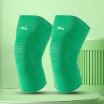 Jumping Rope Knee Pads for Women's Sports Knee Meniscus Protective Sleeve Joint Running Sleeve To Keep Warm Spring and Autumn Men S green