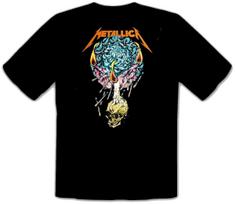 Metallica - Frantic Logo Rock Music Black Kids T-Shirt -278-SW-Kids- 3XL gray