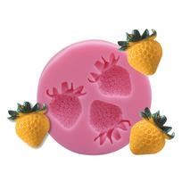 3 Hole Fruit Grapes Chocolate Party  Tools DIY Baking Fondant Silicone Mold Chocolate Sugar Art Displays T0245 One Size