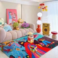 Dopamine Faux Cashmere Rug Soft Plush Carpet for Living Room Bedroom Kids Room Home Decor Premium Feeling 120*180cm brown