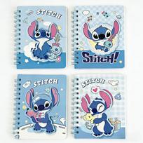 Coil Notebook Cute A7 Binder Velcro Notebook Notepad Student Stationery (As shown-8041)-
