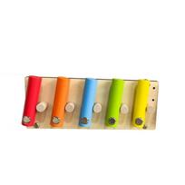 DIY Montessori  Busy Board Material Accessories Rainbow Card Water Pipe Aid Early Education Learning Skill Toy Wooden Toys Gifts beige