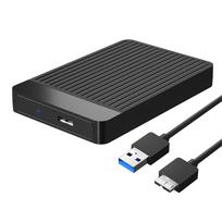 2.5-inch HDD Case Caddy Box Support UASP SATA To USB 3.0 Type-C Adapter External Hard Drive Box 6TB HDD/SSD Case Hard Drive Case gray