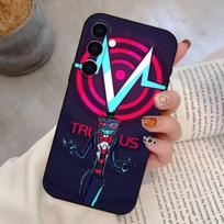 H-Hazbin Vox H-Hotel Phone Case Silicone Soft For Samsung Galaxy A73,A72,A71,A70,A53,A52,A51 Samsung a41 gray