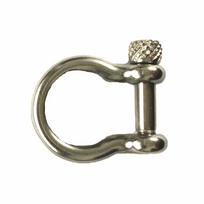 5 pcs /lot Outdoor Survival Bracelet Stainless Steel Color Horseshoe Buckle Bracelet Connection Fastener Jewelry Making gray