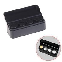 Coin Changer Dispenser Plastic Coin Storage Box Wallet Organizer Holder
