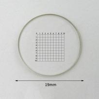 Eyepiece Micrometer Diameter 19mm Optical Glass Cross Ruler Net For Biogolical Microscope 23.2mm Ocular DIV 1 0.1 0.05 0.2 Mm