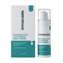 Immaculate Encapsulated 0.3% Retinol Night Cream | Night Cream for Fine Lines, Uneven Texture & Dull Skin | With Niacinamide, Licorice Root Extract