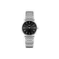 Longines Gala Series Quartz Watch Fashion 33Mm Black Dial Stainless Steel Case Stainless Steel Bracelet Women watches Silver L4.709.4.51.6 Black Dial black