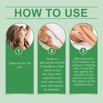 OceAura Rapid Hair Removal Cream Avocado Extract Soothing Softens Low Irritation Long Lasting Smoothness one size